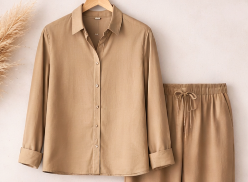 linen outfit colour combination outfit idea