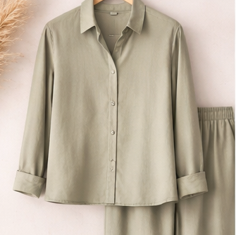 linen outfit colour combination outfit idea